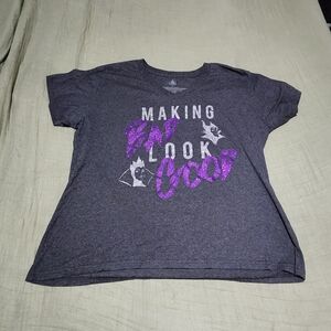 Disney Gray and Purple Graphic Tee